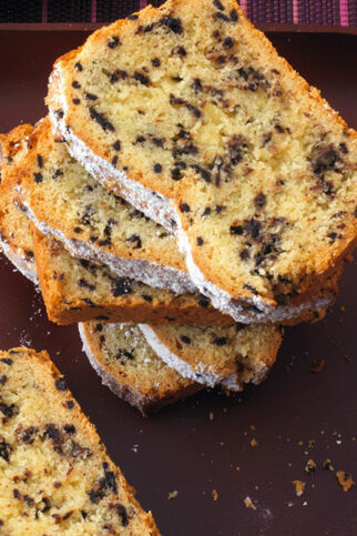 Sandkuchen mit Schokosplits