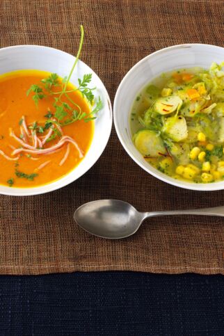 Kürbissuppe mit Ingwer