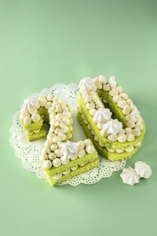 Matcha-Frischkäse-Torte