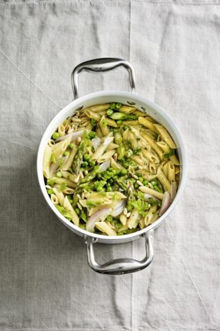 Spargel-Kerbel-Pasta Spargel-Kerbel-Pasta