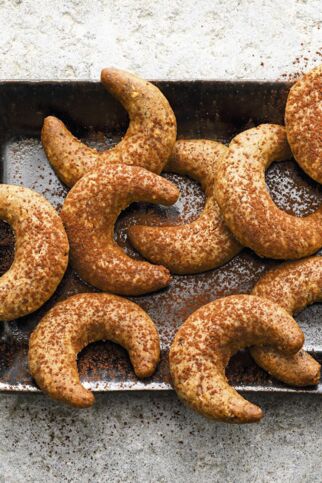 Mokka-Nuss-Kipferl Mokka-Nuss-Kipferl