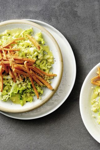 Hirsesalat mit Süßkartoffeln Hirsesalat mit Süßkartoffeln