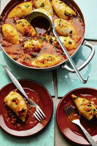 Gefüllte Tintenfische Gefüllte Tintenfische