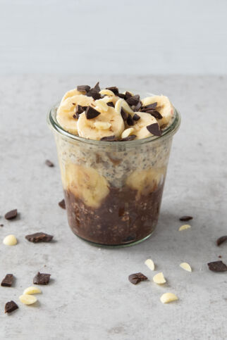 Bananen-Schoko-Overnight Oat