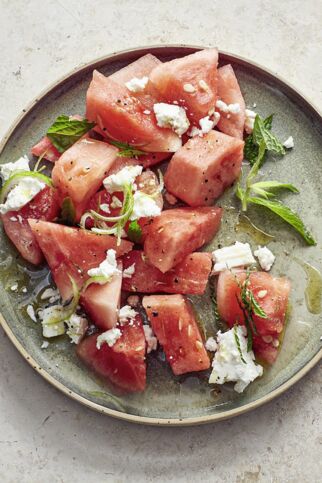 Wassermelonen-Feta-Salat