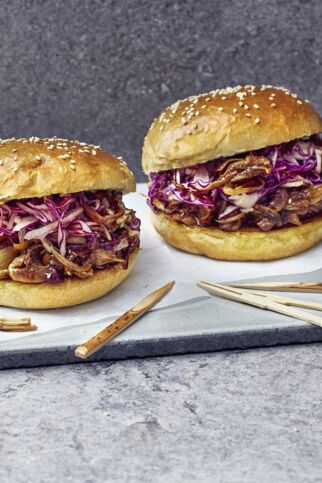 Pulled BBQ-Jackfruit-Burger Pulled BBQ-Jackfruit-Burger