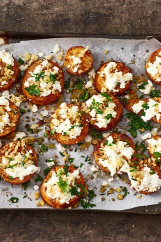 S&uuml;&szlig;kartoffel-Feta-Taler