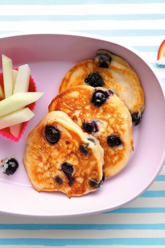 Heidelbeer-Quark-Pancakes