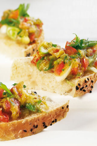 Auberginenaufstrich Auberginenaufstrich