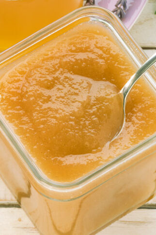 Apfelmus mit Ahornsirup Apfelmus mit Ahornsirup