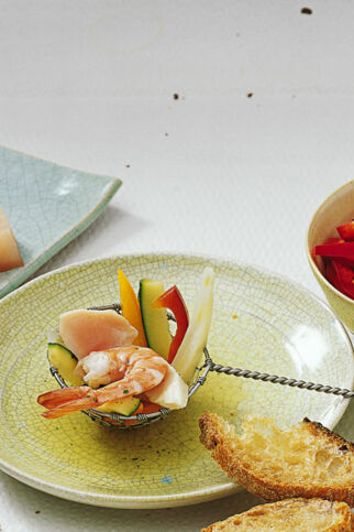 Mediterranes Fisch-Fondue Mediterranes Fisch-Fondue