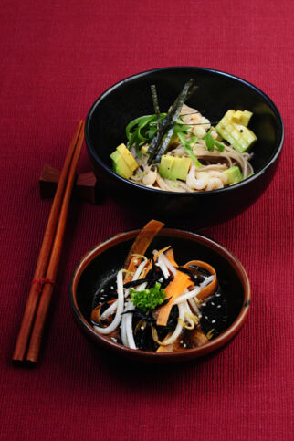 Sprossensalat mit Algen Sprossensalat mit Algen