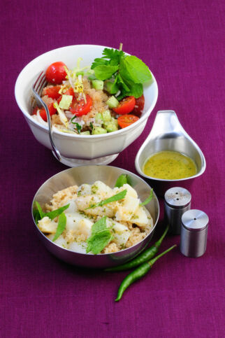 Couscous-Salat mit Spargel