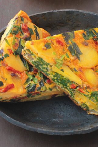 Tortilla mit Chorizo