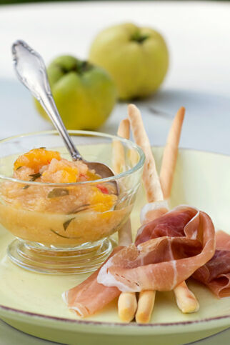 Quitten-Chutney mit Mango Quitten-Chutney mit Mango