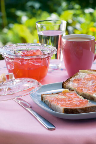 Rosa Johannisbeergelee Rosa Johannisbeergelee