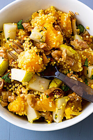 Hirse-Orangen-Salat Hirse-Orangen-Salat