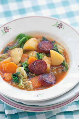 Kohlsuppe mit Chorizo