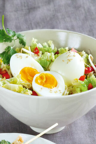 Chinakohlsalat mit Paprikadressing Chinakohlsalat mit Paprikadressing