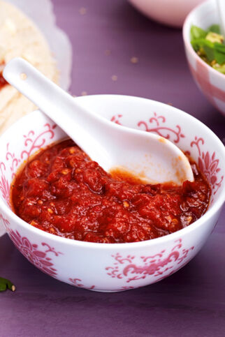 Fajita mit Tomaten-Salsa