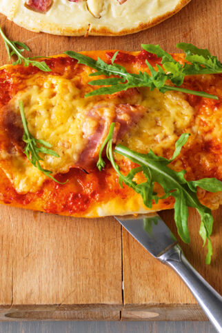 Pizzazungen mit Schinken Pizzazungen mit Schinken