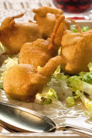 Käse in Buchweizenteig Käse in Buchweizenteig