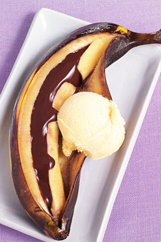 Grillbananen mit Schokolade Grillbananen mit Schokolade