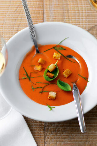 Erdbeer-Tomaten-Gazpacho Erdbeer-Tomaten-Gazpacho