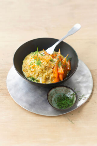 Safran-Orangen-Risotto