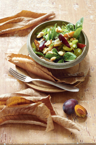 Zwetschgen-Trauben-Salat Zwetschgen-Trauben-Salat