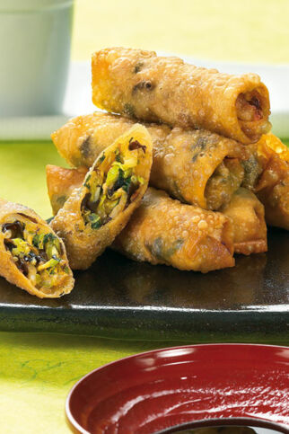 Frühlingsrollen mit Hähnchenfüllung Frühlingsrollen mit Hähnchenfüllung