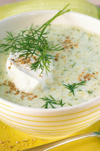 Kalifornische Gurkensuppe