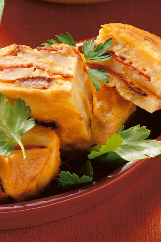 Tortilla mit Chorizo Tortilla mit Chorizo