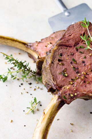 Gegrillte Hirschkarrees