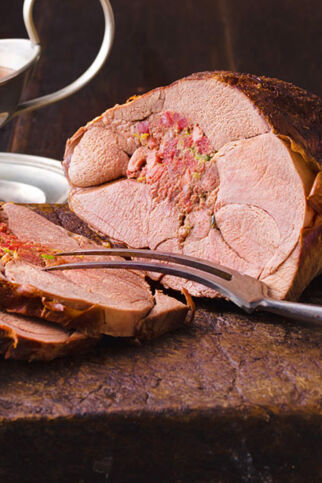 Gefüllte Rehkeule Gefüllte Rehkeule