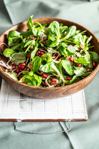 Feldsalat mit Granatapfel Feldsalat mit Granatapfel