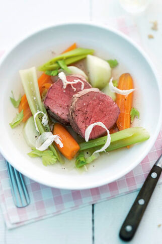 Pochiertes Rinderfilet