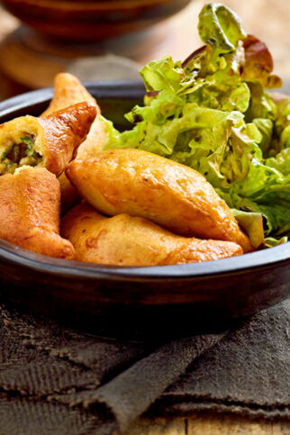 Kartoffelravioli mit Steinpilzfüllung Kartoffelravioli mit Steinpilzfüllung