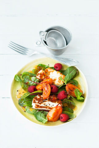 Mangoldsalat mit Aprikosen Mangoldsalat mit Aprikosen