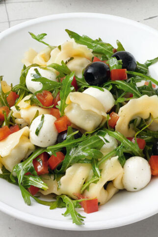 Lauwarmer Tortellinisalat Lauwarmer Tortellinisalat
