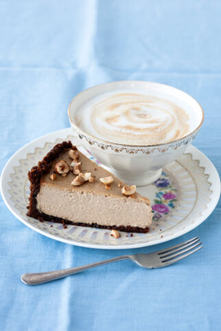 Haselnuss-Espresso-Käsetorte