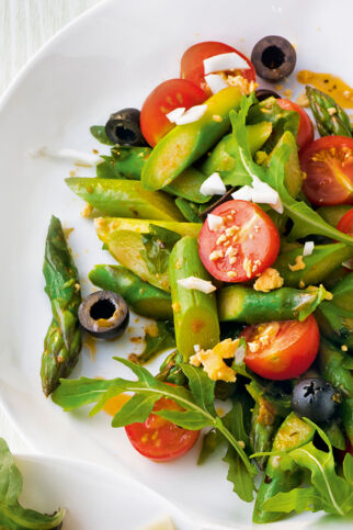 Grüner Spargelsalat