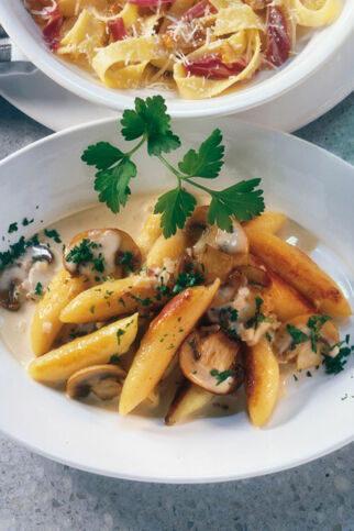 Schupfnudeln mit Pilzen Schupfnudeln mit Pilzen