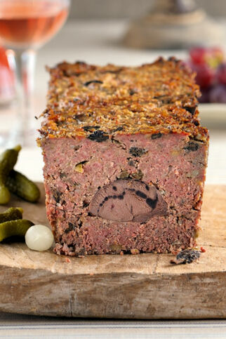 Wildterrine mit Pilzen Wildterrine mit Pilzen