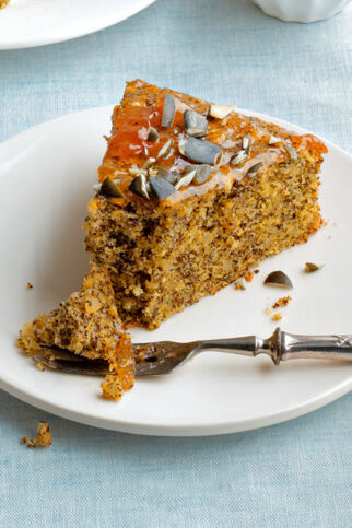Kürbis-Mohn-Kuchen