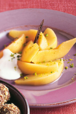 Quitten in Vanillesirup
