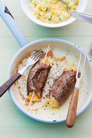 Rouladen mit Kürbis Rouladen mit Kürbis