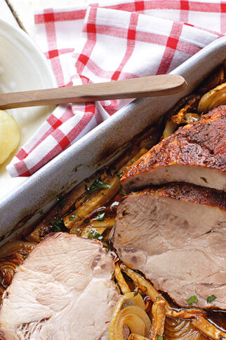 Schweinebraten mit Bier Schweinebraten mit Bier