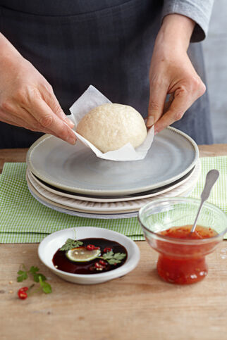 Baozi mit Hackfleisch Baozi mit Hackfleisch