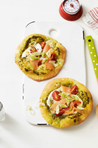 Lachs-Mozzarella-Torteletts